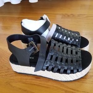 Kelsi Dagger Platform Shoes Black